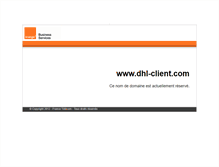Tablet Screenshot of dhl-client.com